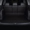 Skeppy Leder Auto Kofferraummatte Für Mercedes Benz GLB 5seat 2020-2023, VollstäNdige Einkreisung Kofferraum Schutzmatte Antirutschmatte Kratzfest Kofferraumschutz Zubehör,A/All-Black