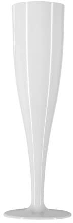 Recyclable White Plastic Flute x 50