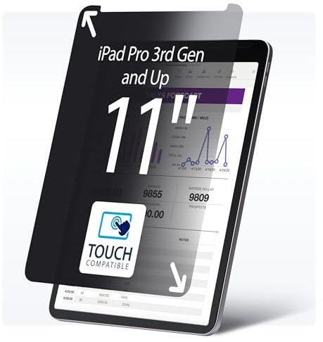 StarTech.com 4-Wege Blickschutz für 11-Zoll iPad Pro, für Hoch- und Querformat, Touch-fähig, +/- 30 Grad Blickwinkel