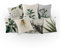CEVAN Leinen Wandteppich Anime Wandtuch Länglich Anlage Wandbehang Für Draußen Wandtuche Grün Kissenbezüge Sofa Dekor 45x45cm, 7Pcs