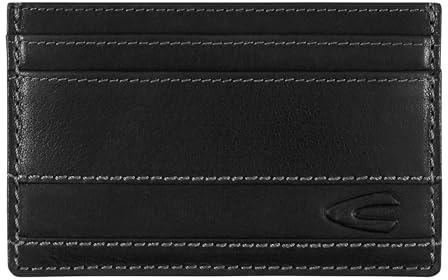 camel active Field Herren Geldbörse Kreditkartenetui RFID Leder Klein Schwarz