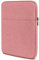 moex Tablet Hülle für iPad 10/11 (2022/2025) Tasche mit Reißverschluss und Fach für Zubehör, Stoff Sleeve weich Gepolstert, iPad Schutzhülle Minimalistisch Dash Case, Rosa