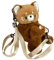 Baoblaze Plüsch Panda Puppe Rucksack Kreative Puppe Tasche Umhängetasche für Rucksack Weibliche, S