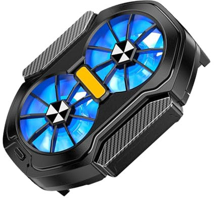 Ventilador para teléfono celular,Ventilador para teléfono, Ventilador de refrigeración para teléfono móvil con ventiladores duales, Refrigerador de enfriamiento rápido para teléfono celular, ventilado
