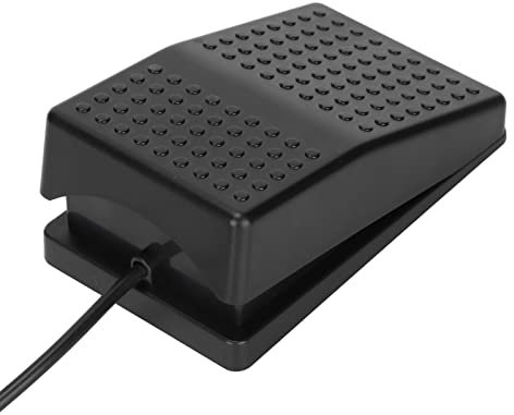 Akozon Ergonomisches USB-Einzelfußschalterpedal mit Hoher Empfindlichkeit, Multifunktionalem Design und Benutzerdefinierten Funktionen, Ideal für Spiele und Werkstests