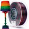 ZIRO Multicolor 3D Drucker Filament 1.75mm, Schneller Farbwechsel Glitzernd PLA 1kg, Maßgenauigkeit +/-0.03mm für Die meisten 3D-Drucker, Chromatischer Glitter