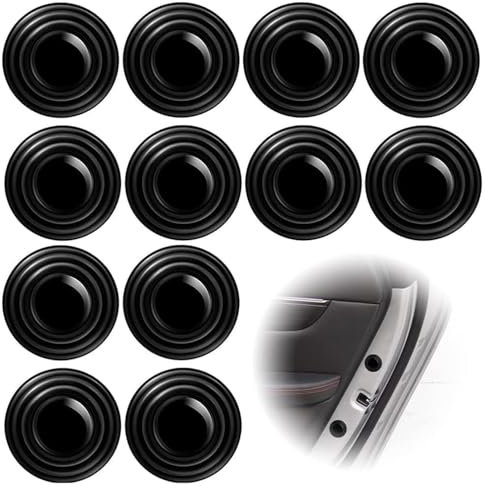 SEGSFGHD 12 Stück Autotür Stoßdämpfe, für Audi A5 Sportback Coupe 2010-2024 Auto Stoßdämpfer Dichtungen Auto Autotür Dämpfer Autotürschutzaufkleber Autotür Schalldämpfer