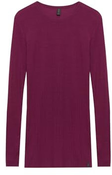 Dilling Langarmshirt für Damen aus Merinowolle - Holunder 36