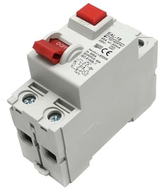 HDWMOJZT Disyuntor de Corriente Residual electromagnético RCD Tipo A 2P 4P 10/30/100/300mA Interruptor de Seguridad diferencial(4P 25A,30mA)