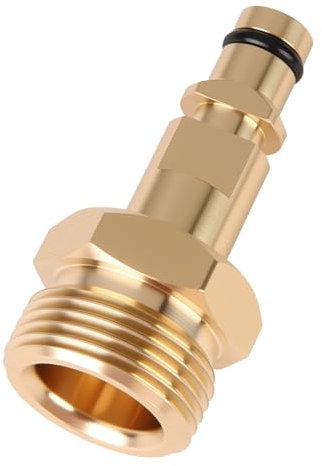 TIANXUAN M22 High Pressure Washer Hose Adapter Quick Connect Coupler Brass for Karcher to M22 Adapters Washers Water Gun Hose Pipe High Pressure Quick-fitting Convert Tool for Karcher Hose Connector