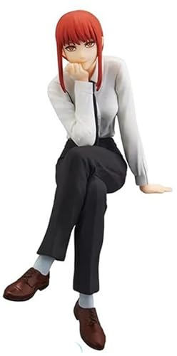 REOZIGN Makima Figure Sitting Figure 14cm Handmade Model Collection Decoration Gift for Anime Fans