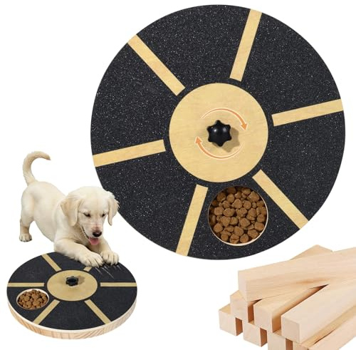 Scratch Board for Nails with 5 Treat Boxes,Rotatable Dog Nail ScratchBoard | 3-in-1 Nail File Tool with Replacement Sandpaper, Non-Slip Round Dog Scratch Pad for Nails for Small&Large Dogs
