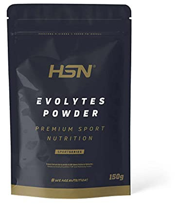Sales Minerales Electrolitos en Polvo de HSN Evolytes Plus | Sabor Neutro 150 g = 60 Tomas por Envase Sodio, Potasio, Calcio, Cloruro y Magnesio | No-GMO, Vegano, Sin Gluten, Sin Azúcar