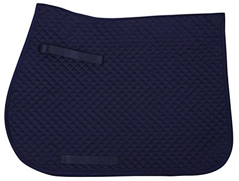 QHP Schabracke Color Basismodell kleine Rautensteppung diverse Größen und Farben (Shetty VS, Navy)