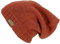 GURU SHOP Beanie Mütze, Strickmütze, Nepalmütze, Wintermütze - Rostorange, Herren/Damen, Synthetisch