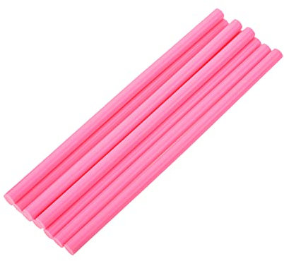 Othmro Hot Glue Gun Sticks Pink 10PCS, EVA Glue Sticks Mini for DIY Art Craft 11mmx0.25M