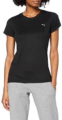 PUMA Damen Performance Tee W T-shirt, Puma Black, XL EU
