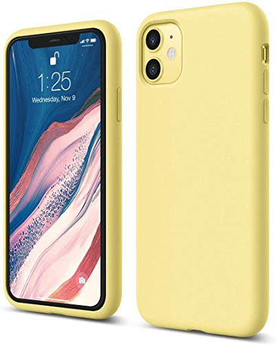 Silicone Matte TPU Case Cover For Apple iPhone 11 Pro Max (Yellow)