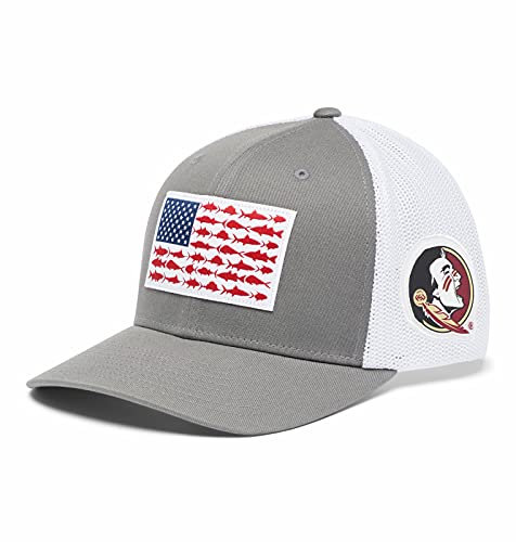 Columbia Unisex PFG Mesh Ball Cap XXL, Sonnenschutz, Einheitsgröße, FSU - Titan, Einheitsgre