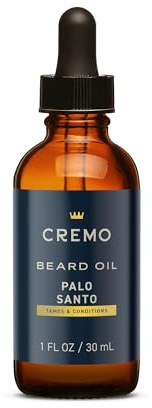 Cremo Beard Oil, Palo Santo (Reserve Collection), 1 fl oz - Restore Natural Moisture and Soften Your Beard To Help Relieve Beard Itch