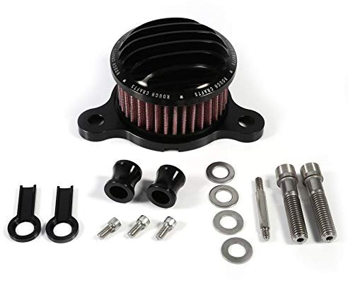 filtro 883 + Kit filtro aspirazione filtro aria moto per XL883 2004-2015 (nero) accessorio di ricambio