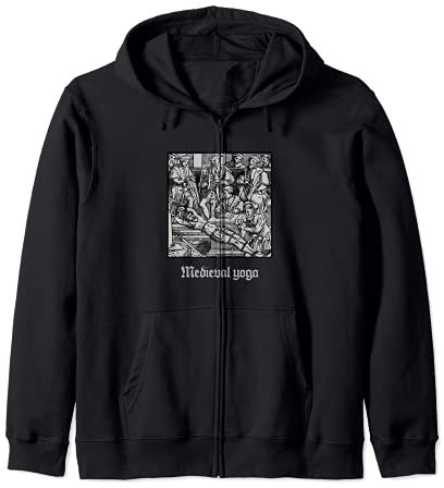 Satanic Medieval Yoga Goth Black Metal Satan Grunge Kapuzenjacke