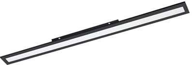 EGLO connect.z Smart Home Led plafoniera Salobrena-Z, L x L 120 x 10 cm, ZigBee, app e controllo vocale, colore della luce regolabile, dimmerabile, lampada da soffitto in alluminio nero