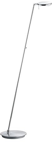 B-LEUCHTEN Stehleuchte (DH 27x140 cm) DH 27x140 cm grau Stehleuchte Stehlampe Leseleuchte Deckenfluter Bogenleuchte