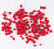 200 mini pompons zum basteln glitzer glitter rot in 10mm klein bastel zubehör pom pom bunt kugeln ponpons deko pompom plüsch
