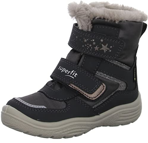 superfit Cristallo, Stivali Da Neve Bambine e ragazze, Grigio Beige 2000, 35 EU