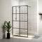 vidaXL Duschwand für Begehbare Dusche mit Klarem ESG Glas 100x195 cm