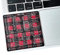 SYNERLOGIC Mac OS Keyboard Shortcuts Sticker | No-Residue Laminated Vinyl Cheatsheet MacBook Keyboard Sticker 83 x 83 mm (Buffalo Plaid)