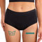 Taynie Comfort Ultra stark Periodenunterwäsche Starke Blutung - Periodenwäsche - Menstruationsunterwäsche - ersetzt 6 Tampons, Periodenslip Tragedauer bis 12 Std., waschbar bis 60°C (36, Schwarz)
