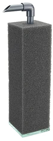 Aquarium Sponge Mobile HMF Biologische Interne Hamburg Matten Air Fish Tank Leiser Wasserschaum Filter für Garnelen Fische 10x10x34cm bis 140 Liter Tanks (Schwarz, PPI 30)