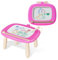 Kikidex Kleinkinder Spielzeug Alter 1-3, Magnetisch Zaubertafel, Mädchen Spielzeug für 1-2 Jahre, Magic Painting Board Lernspielzeug für 1 2 3 Jahre Baby Kinder, Geburtstag Geschenk (Dunkel Rosa)