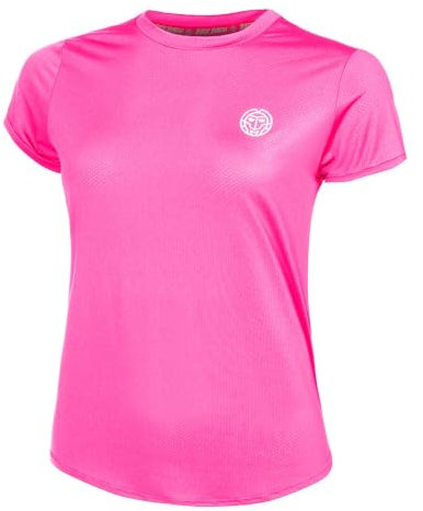 BIDI BADU Damen Crew Tee - pink, Größe:L