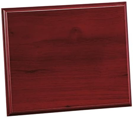 Genérico Placa Conmemorativa de Madera de 240 x 195 mm con pie de Apoyo Trasero