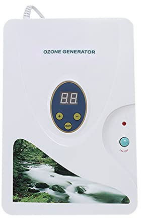 Digitaler Ozon-Generator JAYEUW Ozon Entgiftungsmaschinen für Obst Gemüse Fleisch Süßwasser Hydroponik mit Timer 600 mg/h