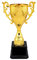 Trophée d'or, Art-Trophies, Petite Coupe, Trophée de Sport en Plastique, Trophée Série Classique pour Enfants Souvenir Coupe Primé pour Compétition Célébration Concour Party Favor Décoration, 17cm
