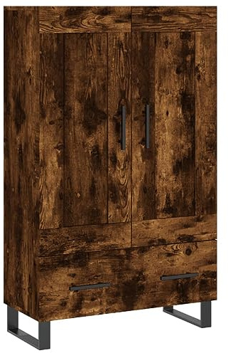vidaXL Highboard Räuchereiche 69,5x31x115 cm Holzwerkstoff