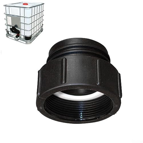 IBC-Tank-Adapter, IBC-Adapter-Anschluss, Feingewinde 2 Zoll auf Grobgewinde, S60 x 6, Containertank, IBC-Tank-Gewindeanschluss