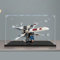 PARFCO Acryl-Vitrine für Lego 75355 X-Wing Starfighter Bausatz, staubdichte Vitrine, Transparent, 60 x 50 cm, Acryl