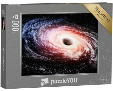 Puzzle 1000 Teile XXL „Schwarzes Loch“ – aus der Puzzle-Kollektion Weltraum, Universum