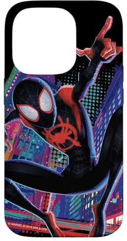 Marvel Spider-Man Into the Spider-Verse Miles Morales City Case for iPhone 14 Pro