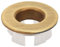 Tissting Waschbecken Überlauf Abdeckung, 22mm Öffnung Chrom Messing Runde Überlaufblende Ring, Becken Überlauf Abfluss Kappe Überlaufring für Bad und Küche(Bronze)