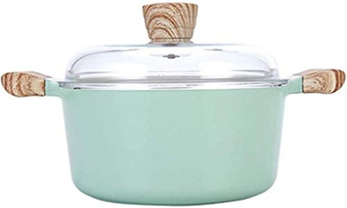 Olla de barro Olla de estofado de cerámica Olla de cazuela Olla de sopa Sartenes de vidrio Olla transparente con cazuela grande para restaurante Cazuela de cocina Olla de sopa (Tamaño: 3700 ml)