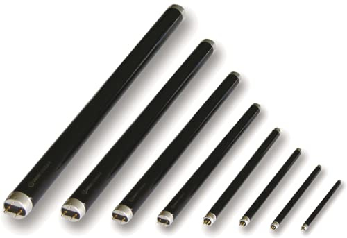 CLAR - Ultraviolettes Schwarzlicht, Disco-Licht, UV-Lampe, Ultraviolett-Beleuchtungskörper, Neonlicht, fluoreszierende UV-Röhren (6 Watts T5, Pack 2)