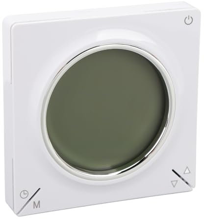 Digital Smart Thermostat, 3A Water Heating Temperature Controller with LCD Scree, Support Memory Function, Heating Thermostat for Home Room, Easy to Install