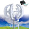 Kit de Generador de Turbina Eólica, 12000W 12V/24V/48V Conjunto de Electricidad de Turbina Eólica Vertical, Kit de Generador de Energía Eólica Horizontal de 5 Aspas para El Hogar, Barco,White-24V