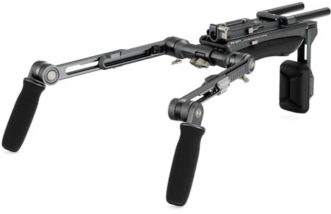 SMALLRIG HawkLock Shoulder Rig Kit, Shoulder Support System for Mirrorless Cameras/Camcorders, One-Touch Quick Adjustment, Compatible with Arca-Swiss/MFT, SR007 Pro - 4181